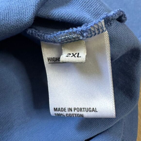 Highsnobiety Not In New York Long Sleeve Blue Shirt Size 2XL Urban Streetwear - Picture 5 of 7